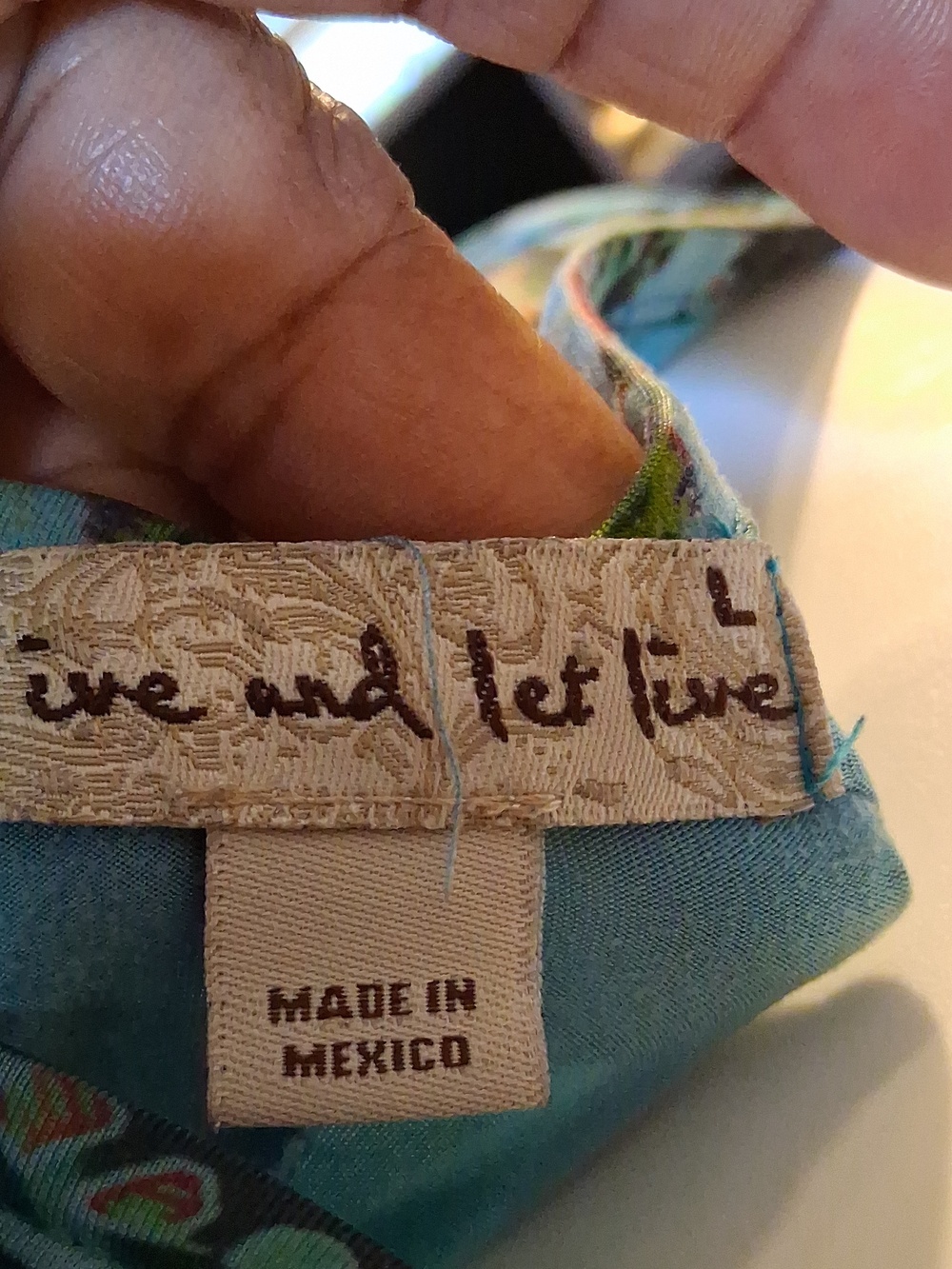 live and let live Turquoise Paisley Sleeveless Maxi Dress - Picture 4 of 8